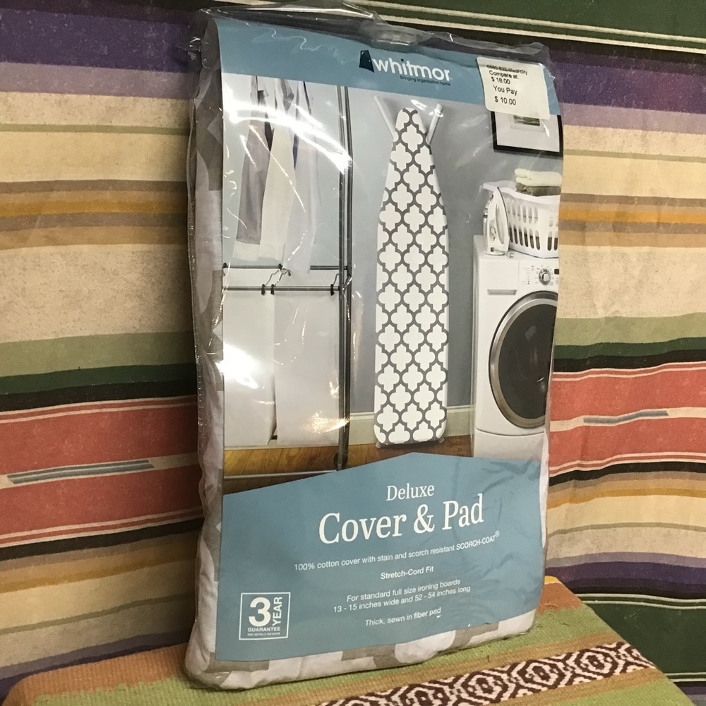 New padded ironing board cover